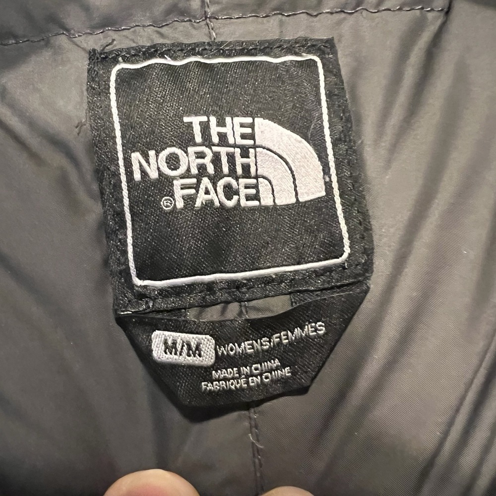 North Face Jacket Womens Medium Purple Hooded 600 Down Puffer Coat Winter Zip - Picture 11 of 12